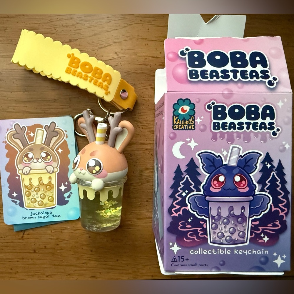 Boba Beasteas Collectible Keychain